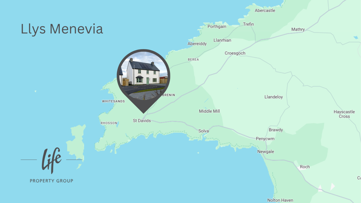 Llys Menevia Location Map