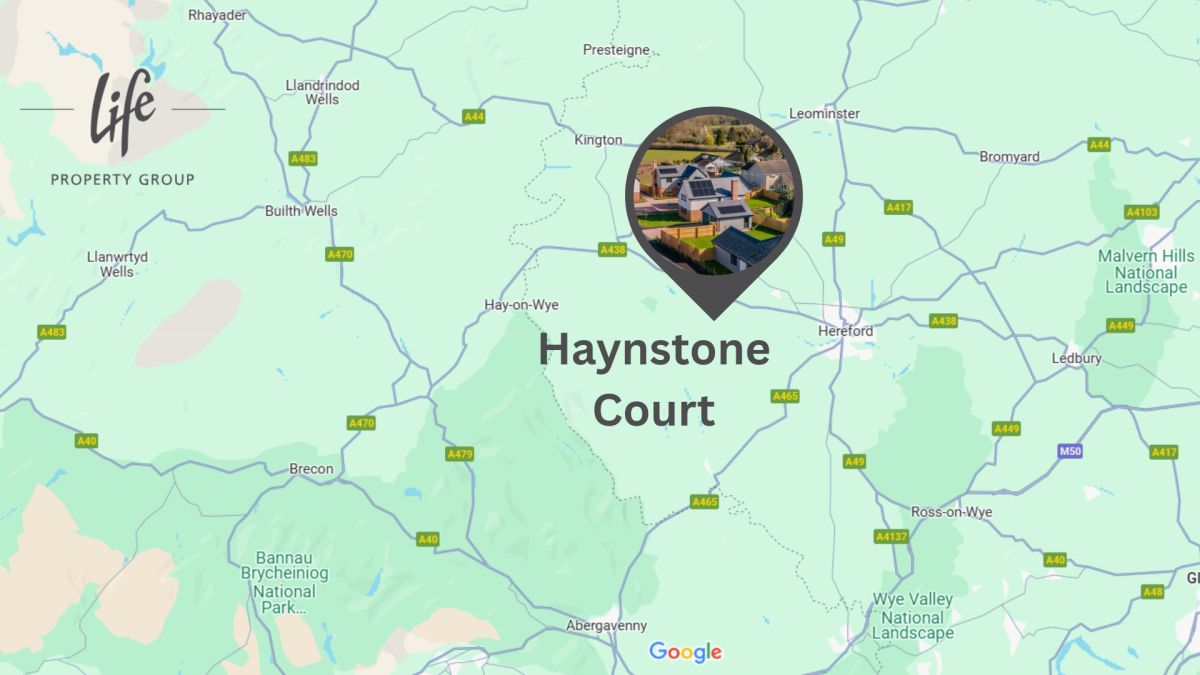 Location Map Haynstone Court Preston On Wye