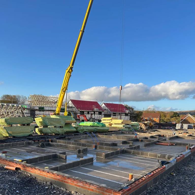 Timber Frames Rise at Hirwaun: A Milestone for Affordable Housing